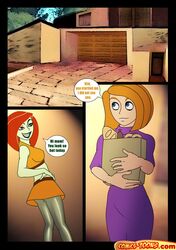  ann_possible comic comics-toons disney female female_only human kim_possible medium_breasts multiple_females shego short_skirt straight_hair tagme 