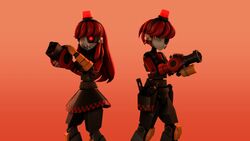  3d_(artwork) alarm_siren dell_spencer digital_media_(artwork) dispenser_(team_fortress_2) duo female hair hi_res humanoid machine male mimi_sentry ranged_weapon red_hair robot sentry_gun_(team_fortress_2) simple_background smile source_filmmaker_(artwork) team_fortress_2 thevestige valve weapon 