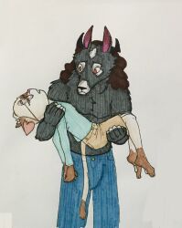  anthro canid carrying_another carrying_partner colt_(oddhoot) domestic_cat duo eyewear felid feline felis glasses glasses_on_face hi_res intersex_(lore) male male/male mammal oddhoot sam_(oddhoot) siamese unconscious 