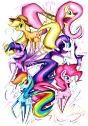  absurd_res alicorn alpha_channel applejack_(mlp) clothing cutie_mark earth_pony equid equine flamevulture17 fluttershy_(mlp) friendship_is_magic group hasbro hat headgear headwear hi_res horn horse mammal mane_six_(mlp) my_little_pony mythological_creature mythological_equine mythology pegasus pinkie_pie_(mlp) pony rainbow_dash_(mlp) rarity_(mlp) twilight_sparkle_(mlp) unicorn wings 