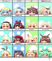  &gt;_&lt; 6+girls :d ;) absurdres ahoge amiya_(arknights) angelene animal_ear_fluff animal_ears arknights azur_lane banshee_(z/x) beret black_bow black_hair blonde_hair blue_bow blue_eyes blue_hair blush bow brown_eyes brown_hair caleen_keemosn charlotta_(granblue_fantasy) chibi closed_eyes closed_mouth commentary copyright_name crown disgaea disgaea_rpg earmuffs ears_through_headwear facial_mark flying_sweatdrops genbu_(youkai_hyakki-tan!) granblue_fantasy green_eyes green_hair grey_eyes grey_hair grimoire_~shiritsu_grimoire_mahou_gakuen~ habit hair_between_eyes hair_bobbles hair_ornament hand_up hands_up harvin hat heart high_ponytail highres holding holding_spoon i-8_(kancolle) idolmaster idolmaster_cinderella_girls idolmaster_cinderella_girls_starlight_stage jacklyn_(show_by_rock!!) kafuru_(senran_kagura) kantai_collection kurukurumagical kusunoki_arisu light_brown_hair lilim_(megido72) lolicon makai_senki_disgaea_5 megido72 meimei_(p&amp;d) mikazuki_(azur_lane) mini_crown multicolored_hair multiple_girls nihon&#039;ichi_norishige nun one_eye_closed open_mouth ponytail purple_eyes puzzle_&amp;_dragons rabbit_ears red_headwear school_hat senran_kagura senran_kagura_estival_versus senran_kagura_new_link shell_hair_ornament short_eyebrows show_by_rock!! smile sparkle spoon star_ocean star_ocean_anamnesis striped striped_bow tenka_hyakken thick_eyebrows tilted_headwear toaru_majutsu_no_index translated turtle_shell two-tone_hair usalia_(disgaea) v-shaped_eyebrows white_headwear xd yellow_headwear youkai_hyakki-tan! yusa_kozue z/x 