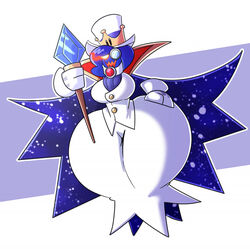  blue_body blue_hair breasts cane cape clothing count_bleck crown eye_mist eyewear female floating_hands hair hand_on_hip hat headgear headwear hi_res holding_cane huge_hips huge_thighs humanoid hyper hyper_hips hyper_thighs mario_bros monocle mtf_crossgender nintendo open_mouth paper_mario red_eyes rule_63 sachasketchy solo suit super_crown thick_thighs top_hat wide_hips 