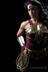  adam_jay amazon armor black_hair cosplay dc_comics female fingerless_gloves gloves lasso muscle photo pteruges sarah_scott sleeveless solo tiara wonder_woman wonder_woman_(cosplay) wonder_woman_(series) 