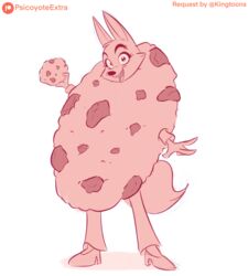  absurd_res anthro candy canid canine chocolate chocolate_chip_cookie chocolate_chip_cookie_costume chocolate_chips clothing cookie cookie_costume costume dessert diane_foxington dreamworks female food food_costume fox hi_res mammal psicoyote solo the_bad_guys 