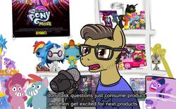  beard container doctor_whooves_(mlp) english_text equid equine eyewear facial_hair friendship_is_magic funko_pop! glasses hasbro horse inside jar jargon_scott jay_bauman male mammal meme mike_stoklasa my_little_pony my_little_pony:_the_movie_(2017) parody pinkie_pie_(mlp) plushie pony rainbow_dash_(mlp) redlettermedia solo text toy twilight_sparkle_(mlp) vinyl_scratch_(mlp) 