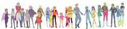  absurdres amuro_ray astonaige_medoz audrey_burne banagher_links beecha_oleg black_hair blonde_hair blue_eyes blue_hair bright_noa brown_eyes brown_hair cape char_aznable elle_vianno elpeo_puru emma_sheen fa_yuiry full_frontal glemy_toto gray_hair green_eyes green_hair grey_hair gundam gundam_unicorn gundam_zz haman_karn haro highres jacket judau_ashta kai_shiden kamille_bidan leina_ashta long_hair long_image loran_cehack mask mineva_lao_zabi orange_hair purple_hair puru_two red_eyes roux_louka short_hair silver_hair smile sochie_heim turn_a_gundam wide_image zeta_gundam 