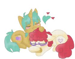  alpha_channel blush cutie_mark duo earth_pony equid equine female feral friendship_is_magic hasbro heart_symbol horn horse love male mammal my_little_pony mythological_creature mythological_equine mythology pony quadruped remrem romantic romantic_couple snails_(mlp) tail twist_(mlp) unicorn young young_feral 