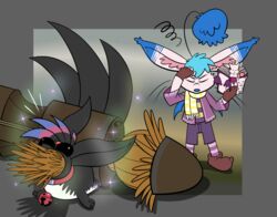  anthro collar erakir feral final_fantasy mammal moogle mythological_carbuncle mythological_creature mythology semi-anthro square_enix straw_(disambiguation) trevor-fox trevor-fox_(character) 