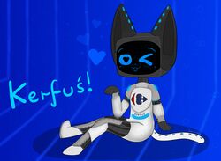  bellabot carrefour domestic_cat felid feline felis female hi_res kerfus mammal pudu_robotics solo 