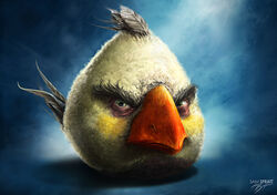  ambiguous_gender angry angry_birds avian bird feathers female_(lore) feral goes_hard matilda_(angry_birds) realistic rovio_entertainment sam_spratt sega solo white_body white_feathers 