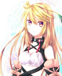  blonde_hair detached_sleeves golden_eyes purple_eyes solo tagme tales_of_xillia 