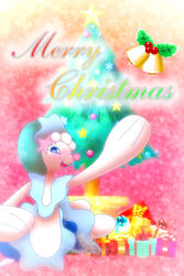  2023 2:3 absurd_res agent_0730 ambiguous_gender baubles bell blue_body blue_eyes blue_hair blush box christmas christmas_decorations christmas_tree container digital_media_(artwork) english_text eyelashes feral generation_7_pokemon gift_box hair happy hi_res holidays holly_(plant) leaf mammal marine merry_christmas multicolored_body nintendo nude open_mouth open_smile pink_nose pinniped plant pokemon pokemon_(species) primarina pupils raised_arm shaded smile snout snowflake soft_shading solo spikes spikes_(anatomy) star tail text tongue tree white_body white_eyelashes white_pupils 