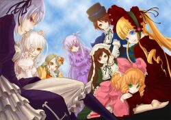  barasuishou hina_ichigo kanaria kirakishou rozen_maiden shinku souseiseki suigintou suiseiseki 