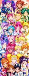  6+girls akimoto_komachi aono_miki commentary_request cure_aqua cure_berry cure_black cure_bloom cure_blossom cure_dream cure_egret cure_lemonade cure_marine cure_melody cure_mint cure_moonlight cure_passion cure_peach cure_pine cure_rhythm cure_rouge cure_sunshine cure_white futari_wa_precure futari_wa_precure_max_heart futari_wa_precure_splash_star hanasaki_tsubomi hanyu heartcatch_precure! higashi_setsuna highres houjou_hibiki hyuuga_saki kasugano_urara_(yes!_precure_5) kujou_hikari kurumi_erika magical_girl milk_(yes!_precure_5) milky_rose mimino_kurumi minamino_kanade minazuki_karen mishou_mai misumi_nagisa momozono_love multiple_girls myoudouin_itsuki natsuki_rin photoshop_(medium) precure precure_all_stars shiny_luminous suite_precure tsukikage_yuri yamabuki_inori yes!_precure_5 yes!_precure_5_gogo! yukishiro_honoka yumehara_nozomi 