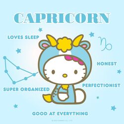  1:1 2022 anthro astrological_symbol barefoot black_eyes blonde_hair blue_background blue_ears bovid bow_(feature) bow_accessory capricorn_(symbol) capricorn_(zodiac) capricornus_(constellation) caprine clothing constellation cosplay domestic_cat ear_bow english_text feet felid feline felis female fur hair hello_kitty_(character) hello_kitty_(series) hi_res horn list looking_aside looking_at_viewer mammal mouthless multicolored_ears o_o official_art onesie pink_ears portrait pose round_ears round_eyes round_head round_nose sanrio scut_tail short_hair short_tail simple_background simple_eyes sitting small_tail solo star symbol tail text toony unknown_artist western_zodiac western_zodiac_symbol whiskers white_background wide_eyed yellow_body yellow_fur yellow_nose yellow_tail young zodiac_sign zodiac_symbol 