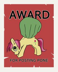  ambiguous_gender anon award digital_media_(artwork) disembodied_hand duo earth_pony equid equine female feral friendship_is_magic fur green_body green_eyes green_skin hair happy_harvey hasbro hi_res holding_another horse human larger_ambiguous looking_up mammal my_little_pony ponification pony poster poster_template quadruped red_hair rose_(mlp) simple_background size_difference smaller_female yellow_body yellow_fur 