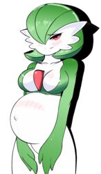  1girls animated anthro anthro_only anthrofied belly belly_button big_belly big_breasts blush breasts color colored female female_only fetal_movement gardevoir green_hair hips huge_belly humanoid large_belly large_breasts looking_at_viewer lusty38 pok&eacute;mon_(species) pokemon pregnant red_eyes solo solo_female thick thick_thighs thighs white_body wide_hips 