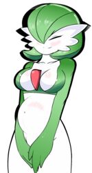  1girls animated anthro anthro_only anthrofied belly belly_button big_belly big_breasts blush breasts color colored female female_only fetal_movement gardevoir green_hair humanoid large_belly large_breasts looking_at_viewer lusty38 pok&eacute;mon_(species) pokemon pregnant red_eyes solo solo_female thick thick_thighs thighs white_body 