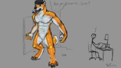  16:9 anthro are_ya_winning_son? blue_eyes bowler_hat bubble canid canine canis changeling_(world_of_darkness) clothing darius_(disambiguation) darius_vorel earthblood fur hakken_(world_of_darkness) happy hat headgear headwear hi_res human larger_male male mammal meme mythological_canine mythological_creature mythology open_mouth size_difference smaller_human smile smoking_pipe were werecanid werecanine werewolf werewolf_the_apocalypse white_body white_fur white_wolf_publishing widescreen wolf wolfywetfurr_(artist) world_of_darkness_(series) yellow_body yellow_fur 