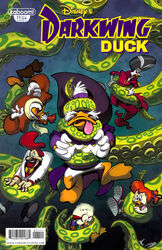  anatid anseriform anthro avian avian_caruncle bird chicken clothing comb_(anatomy) darkwing_duck dewlap_(anatomy) digital_media_(artwork) disney drake_mallard duck ducktales english_text eyewear female galliform gallus_(genus) glasses goggles gosalyn_mallard group hat head_crest headgear headwear hi_res honker_muddlefoot launchpad_mcquack male mask morgana_macawber official_art phasianid steelbeak tentacle text unknown_artist url wattle 