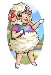  alpha_channel animal_crossing bovid caprine clothed clothing dom_(animal_crossing) hi_res male mammal nintendo open_mouth sheep simple_background solo tekandprieda_(artist) 