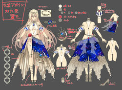  alternate_costume anklet ass ass_visible_through_thighs back backboob blonde_hair blush breasts circlet cleavage concept_art female flower from_behind high_heels highres jewelry large_breasts leo_(senran_kagura) leo_(symbol) leotard long_hair looking_at_viewer median_furrow multiple_views name_connection navel object_namesake official_alternate_costume official_art purple_eyes red_flower red_rose reference_sheet rose senran_kagura senran_kagura_new_link senran_kagura_new_wave shoulder_blades showgirl_skirt slingshot_swimsuit smile starry_sky_print swimsuit translation_request turnaround underboob yaegashi_nan zodiac 