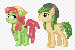  2:3 checkered checkered_background clothing cutie_mark equestria_girls equid equine female feral friendship_is_magic fur green_body green_eyes green_fur green_hair hair hasbro hat hat_only headgear headgear_only headwear headwear_only horse looking_at_another looking_back looking_back_at_another male male/female mammal mostly_nude my_little_pony one_leg_up pattern_background ponification purple_eyes raised_leg red_hair sandalwood_(eg) simple_background smile smiling_at_each_other tan_body tan_fur tree_hugger_(mlp) unknown_artist wool_clothing wool_hat wool_headwear 