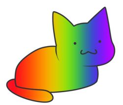  :3 alpha_channel ambiguous_gender domestic_cat dot_eyes felid feline felis feral fur gooblie_2 intense_homosexuality lgbt_pride lgbt_pride_month loaf lying mammal multicolored_body multicolored_fur mythological_creature mythology pride_colors rainbow_body rainbow_fur rainbow_pride_colors simple_background six-stripe_rainbow_pride_colors smile solo stated_homosexuality stated_sexuality tail 