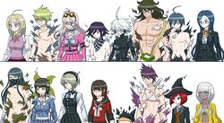  6+boys 6+girls :3 :o abs ahoge akamatsu_kaede amami_rantaro android annoyed antenna_hair arm_belt backpack bag bandaged_hand bandages barbed_wire bead_necklace beads beanie bell belt bikini black-framed_eyewear black_belt black_bodysuit black_bracelet black_choker black_corset black_dress black_hair black_hairband black_hat black_jacket black_mask black_pants black_sailor_collar black_scarf black_skirt blazer blonde_hair blue_eyes blue_gemstone blue_hair blue_serafuku blue_skirt blunt_bangs blunt_ends blush blush_stickers bob_cut bodysuit bow bowtie breasts brown-framed_eyewear brown_hair brown_jacket brown_pants brown_vest buttons chabashira_tenko checkered_clothes checkered_scarf choker cleavage closed_mouth coattails collared_jacket collared_shirt commentary_request confused convenient_censoring corset covered_mouth cowboy_shot danganronpa_(series) danganronpa_v3:_killing_harmony dark-skinned_female dark_skin dress everyone exploding_clothes eyelashes fake_horns flower_brooch frilled_bikini frilled_hairband frilled_shirt frilled_sleeves frills gem gem_hair_ornament glasses goat goggles goggles_on_head gohan_(8823cobalt) gokuhara_gonta green_bow green_eyes green_hair green_jacket green_pants grey_shirt hair_between_eyes hair_ornament hair_over_one_eye hair_ribbon hair_scrunchie hairband hairbow hairclip harukawa_maki hat height_difference high_belt high_collar horned_headwear horns hoshi_ryoma insect_cage iruma_miu jacket jewelry k1-b0 large_breasts layered_sleeves lineup long_hair long_sleeves low_twintails mask messy_hair midriff miniskirt mole mole_under_mouth momota_kaito mouth_mask multiple_belts multiple_boys multiple_girls musical_note musical_note_hair_ornament navel neck_bell necklace necktie o-ring o-ring_belt oma_kokichi orange_bow orange_bowtie orange_hair orange_necktie pale_skin pants parted_lips pectorals pendant pink_choker pink_hairband pink_serafuku pink_skirt pink_vest pleated_skirt purple_eyes purple_hair purple_jacket purple_necktie purple_pants purple_skirt red_hair red_scrunchie red_shirt ribbon round_eyewear saihara_shuichi sailor_collar scarf school_uniform scrunchie serafuku shaded_face shell shell_necklace shinguji_korekiyo shirogane_tsumugi shirt short_hair sidelocks simple_background skirt skirt_set sleeveless sleeveless_dress sleeves_past_elbows smile spiked_hair studded_belt swimsuit tojo_kirumi torn_bag torn_bow torn_bowtie torn_clothes torn_hat torn_sleeve twintails two-sided_fabric two-sided_jacket two-tone_scarf unamused v-neck v-shaped_eyebrows very_long_hair vest wavy_mouth white_background white_bag white_bikini white_bow white_bowtie white_hair white_jacket white_pants white_ribbon white_sailor_collar white_scarf white_shirt witch_hat yellow_raincoat yonaga_angie yumeno_himiko zipper zipper_pull_tab 