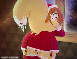  1girls :) :d animated anthro ass ass_shake bell big_ass big_breasts big_butt big_thighs bouncing_ass bouncing_butt breasts brown_hair bubble_ass bubble_butt busty butt christmas christmas_clothing clothing curvaceous curvy dancing dat_ass domestic_cat dress dumptruck_ass eipril elisabeth_(eipril) fang fat_ass fat_butt felid feline felis female furry garland giant_ass giant_butt gloves hair handwear hips holidays horny huge_ass huge_breasts huge_butt huge_thighs large_ass large_breasts large_butt large_thighs legs legwear long_hair looking_at_viewer mammal massive_ass massive_butt massive_thighs mistletoe mistletoe_on_tail naughty_face naughty_smile orange_hair plant round_ass round_butt santa_dress seductive seductive_eyes seductive_gaze seductive_look seductive_mouth seductive_pose seductive_smile shaking_ass shaking_butt sideboob smug solo stockings thick_ass thick_legs thick_thighs thighs two_tone_fur voluptuous voluptuous_ass white_fur wide_hips wide_thighs window yellow_fur 