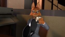  16:9 2023 3d_(artwork) anthro black_clothing black_footwear black_high_heels canid canine clothed clothing container cup diane_foxington diane_foxington_(furromantic) digital_media_(artwork) dreamworks eyebrow_piercing eyewear facial_piercing female footwear fox fur glasses grabbing_object grey_clothing grey_eyewear grey_glasses grey_suit gromit_mug hi_res high_heels looking_at_viewer mammal meme mug office orange_body orange_fur piercing portrait printer sitting solo source_filmmaker_(artwork) suit the_bad_guys three-quarter_portrait widescreen wolfnes 