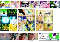  absurdres dragon_ball dragon_ball dragon_ball_gt dragon_ball_gt dragon_ball_z energy frieza highres power power-up power_up super_saiyan super_saiyan_4 vegeta 