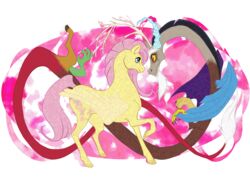  2014 absurd_res alpha_channel bad_metadata beard blue_eyes chimera claws cutie_mark discord_(mlp) draconequus duo equid equine eye_contact facial_hair feathered_wings feathers female feral fluttershy_(mlp) friendship_is_magic hair hasbro hi_res horn looking_at_another male mammal missing_sample my_little_pony mythological_creature mythological_equine mythology pegasus pink_hair red_eyes simple_background smile tail tail_tuft transparent_background tuft viroal white_hair wings yellow_sclera 