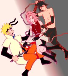  black_hair blonde_hair blue_eyes green_eyes kirabook menma_(naruto) naruto naruto:_road_to_ninja naruto_shippuuden pink_hair sakura_haruno uzumaki_naruto 