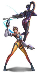  ass bodysuit dantewontdie gun overwatch tracer widowmaker 