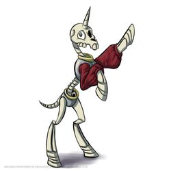  1:1 2016 bone equid equine friendship_is_magic hasbro horn knight low_res male mammal medievil_(game) my_little_pony mythological_creature mythological_equine mythology ponyfied simple_background sir_daniel_fortesque skeleton smile solo undead unicorn unknown_artist warrior 