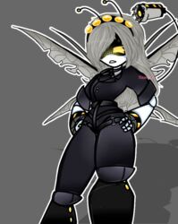  female_only girl murder_drones nix nix_moth_drone oc 