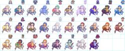  akai_(artist) bandage bee bee_girl black_hair blonde_hair blue_hair blue_skin brown_hair cyclops dark_skin demon faun female green_hair green_skin grey_hair harpy horns hybrid insect_girl monster_girl multiple_girls mummy one-eyed orange_hair pitchfork purple_hair red_eyes red_skin snail snail_girl spider_girl spider_web striped web white_hair white_skin wings zombie 