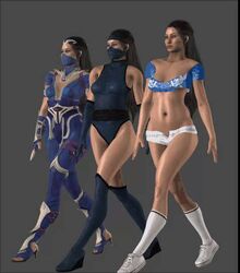  3d asian asian_female booty_shorts female female_only fully_clothed kitana midway mortal_kombat mortal_kombat_1_(2023) mortal_kombat_2 netherrealm_studios thighs 