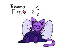  catnap_(poppy_playtime) mob_entertainment pachi_rizuu poppy_playtime sleeping sleeping_bag smiling_critters 