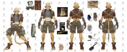  abs absurd_res anthro black_body black_fur blonde_hair bottomwear brown_eyes claws clothing fingerless_gloves fur gloves hair handwear herpestid hi_res jacket male mammal meerkat midriff military model_sheet multicolored_body multicolored_fur official_art shirt shorts soldier solo tan_body tan_fur topwear uly_(wild_assault) unknown_artist warrior white_body white_fur wild_assault 