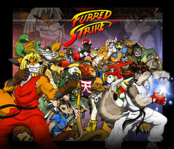  absurd_res accipitrid accipitriform akuma_(street_fighter) alligator alligatorid anthro ape asian_mythology ass avian bald_eagle balrog_(street_fighter) beak bear beckoning bird bison blanka blue_clothing bottomwear bovid bovine boxer_(dog) boxing_gloves bulldog cammy_white canid canine canis capcom chun-li claw_(weapon) claws clothed clothing cobra crocodilian crossed_arms dee_jay dhalsim dipstick_beak domestic_dog dragon eagle east_asian_mythology eastern_dragon edmond_honda feathers fei_long felid female finger_claws fingerless_gloves foot-paws fox fully_clothed fur gesture gloves gorilla green_body green_fur green_scales group guile hair handwear haplorhine hi_res horn ken_masters lagomorph leporid lion m._bison male mammal mastiff melee_weapon molosser multicolored_beak mythological_creature mythological_scalie mythology open_mouth orange_body orange_fur pangolin pantherine primate rabbit red_bottomwear red_clothing red_gloves red_handwear red_topwear reptile ryu_(street_fighter) sagat scales scalie sea_eagle snake street_fighter t._hawk_(street_fighter) tail teeth tiger toe_claws tongue topwear turtle two_tone_beak vega_(street_fighter) weapon white_body white_clothing white_fur wolf yellow_beak yellow_clothing zangief 