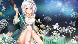  kokkoro pointy_ears princess_connect princess_connect!_re:dive tagme wallpaper weapon 