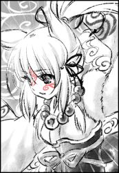  amaterasu ammy animal_ears dog_ears doggirl inumimi japanese_clothes kimono long_hair lowres okami okami ookami ookamimimi wolf_ears wolfgirl 