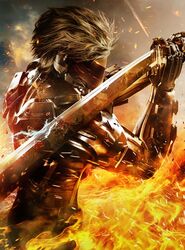  brazilian fire mask metal_gear metal_gear_(series) metal_gear_rising:_revengeance mistral_(metal_gear_rising) monsoon_(metal_gear_rising) official_art raiden reflection samuel_rodrigues sundowner_(metal_gear_rising) sword visor weapon white_hair 