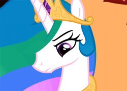  animated equid equine eyebrows friendship_is_magic glitter hasbro horn low_res mammal mane my_little_pony mythological_creature mythological_equine mythology princess_celestia_(mlp) unicorn 