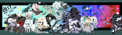  absurdres abyssal_ship abyssal_twin_princess_(black) abyssal_twin_princess_(white) aircraft_carrier_princess aircraft_carrier_summer_princess armor bikini black_hair blue_eyes character_request chibi coat colored_skin commentary_request crown dress entombed_air_defense_guardian_princess escort_princess european_princess french_battleship_princess grey_hair hair_ornament hat hi_ye highres horns japanese_clothes kantai_collection kimono long_hair long_sleeves map multiple_girls new_submarine_princess new_year night_strait_princess_(black) night_strait_princess_(white) northern_ocean_princess northern_water_princess photoshop_(medium) short_dress short_hair short_kimono short_yukata single_horn smile string_bikini swimsuit turret very_long_hair weapon white_skin yellow_eyes yukata 