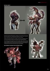  capcom concept_art duvalia legs monster mouth resident_evil resident_evil_5 