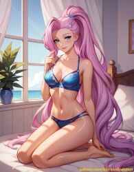  1girls ai_generated gloriousevolution34 k/da_all_out_series league_of_legends league_of_legends:_wild_rift lingerie long_hair medium_breasts pink_hair riot_games seductive seraphine_(league_of_legends) seraphine_rising_star solo solo_female solo_focus video_games 