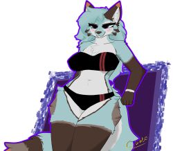  16:9 2_ears 4_toes 4k alpha_channel ammy_(cynically_wolf) anthro big_tail black_clothing black_underwear blue_body blue_fur blue_hair bottomwear bra breasts canid canine canis cheek_markings cheek_tuft clothing colored_eyes crotch_tuft cynically_wolf digitigrade eyelashes facial_markings facial_tuft feet female fluffy fluffy_nipples fluffy_tail fluffy_thighs fur fur_markings genitals hair head_markings hi_res humanoid leaning leaning_backward leaning_on_object long_hair long_tail looking_away mammal markings medium_breasts multicolored_body multicolored_ears multicolored_eyes multicolored_fur multicolored_tail narrowed_eyes navel nude panties pattern_bottomwear pattern_bra pattern_clothing pattern_panties pattern_topwear pattern_underwear presenting purple_eyes simple_background solo strapless_bra strapless_clothing strapless_topwear strapless_underwear striped_body striped_bottomwear striped_bra striped_clothing striped_fur striped_panties striped_topwear striped_underwear stripes tail thick_eyelashes thick_thighs toes topwear transparent_background tuft underwear white_body white_fur widescreen wolf 